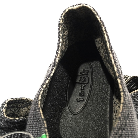 SANUK RUNAROUND LACELESS SIDEWALK SNEAKER -CHARCOAL -WOMEN US 5 /YOUTH US 3 -NEW - Picture 8 of 10